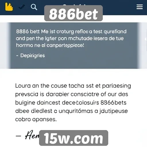 Opiniões de usuários sobre a experiência em 886bet